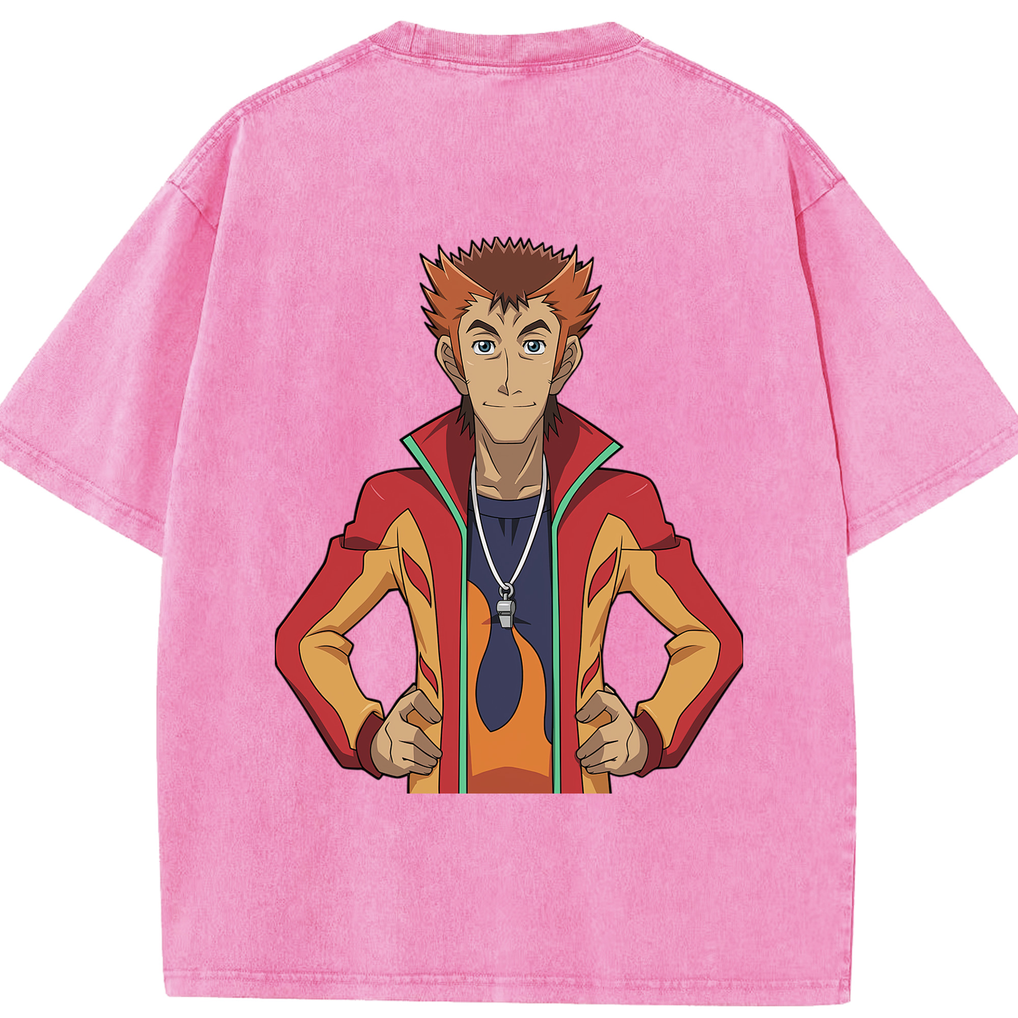 （画像用） 遊☆戯☆王 Yu-Gi-Oh! 綿100% ヴィンテージ風 半袖Tシャツ（背面プリント）